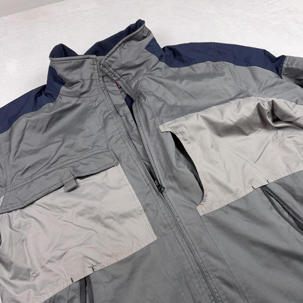 Tommy Hilfiger Jacket Mens M Gray Winter Lined Insulated Full Zip Pockets Coat